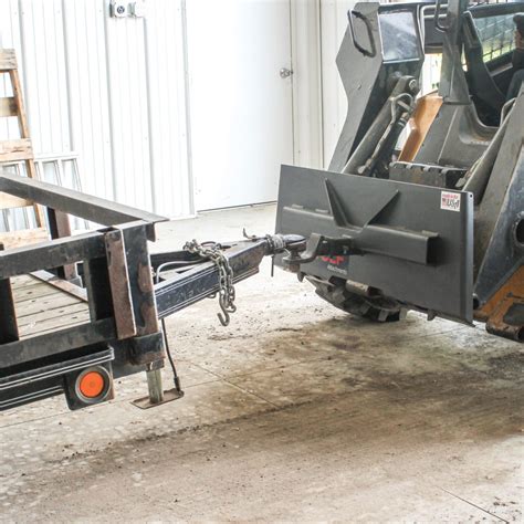 rear tow hitch for skid steer|Rear to tow hitch .